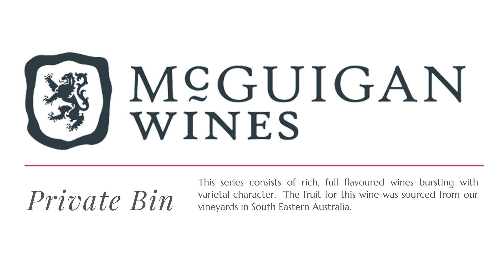 McGuigan Private Bin